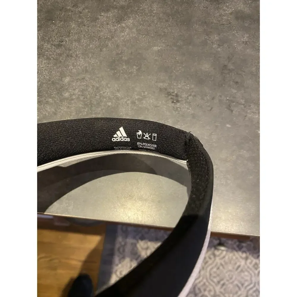 Adidas Aeroready Black Classic Clamp Visor Style Climate , One Size